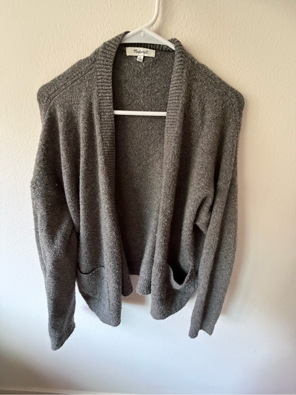 Madewell Heather Gray Cardigan